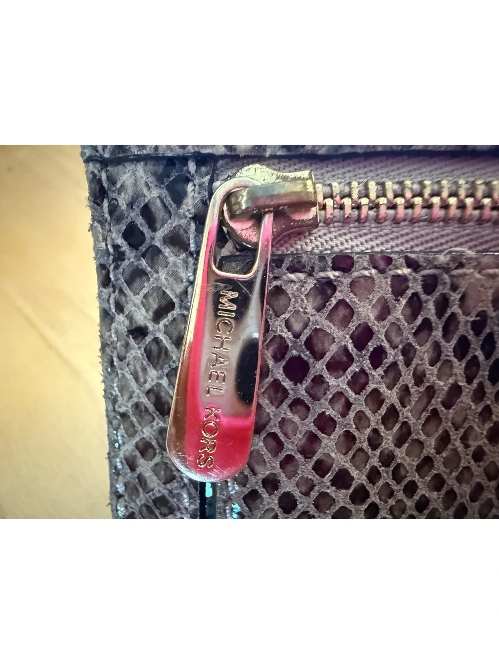 Michael Kors snakeskin wallet